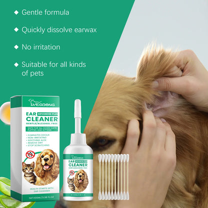 GOTAS PARA LIMPEZA DE ORELHAS DE CÃES E GATOS