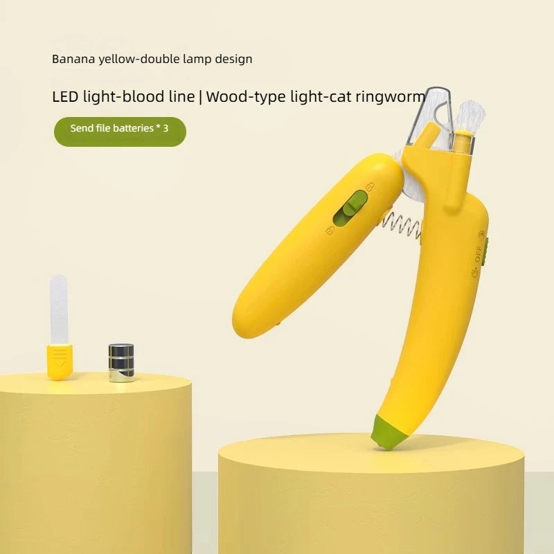CORTARDOR DE UNHAS PARA PET COM LED