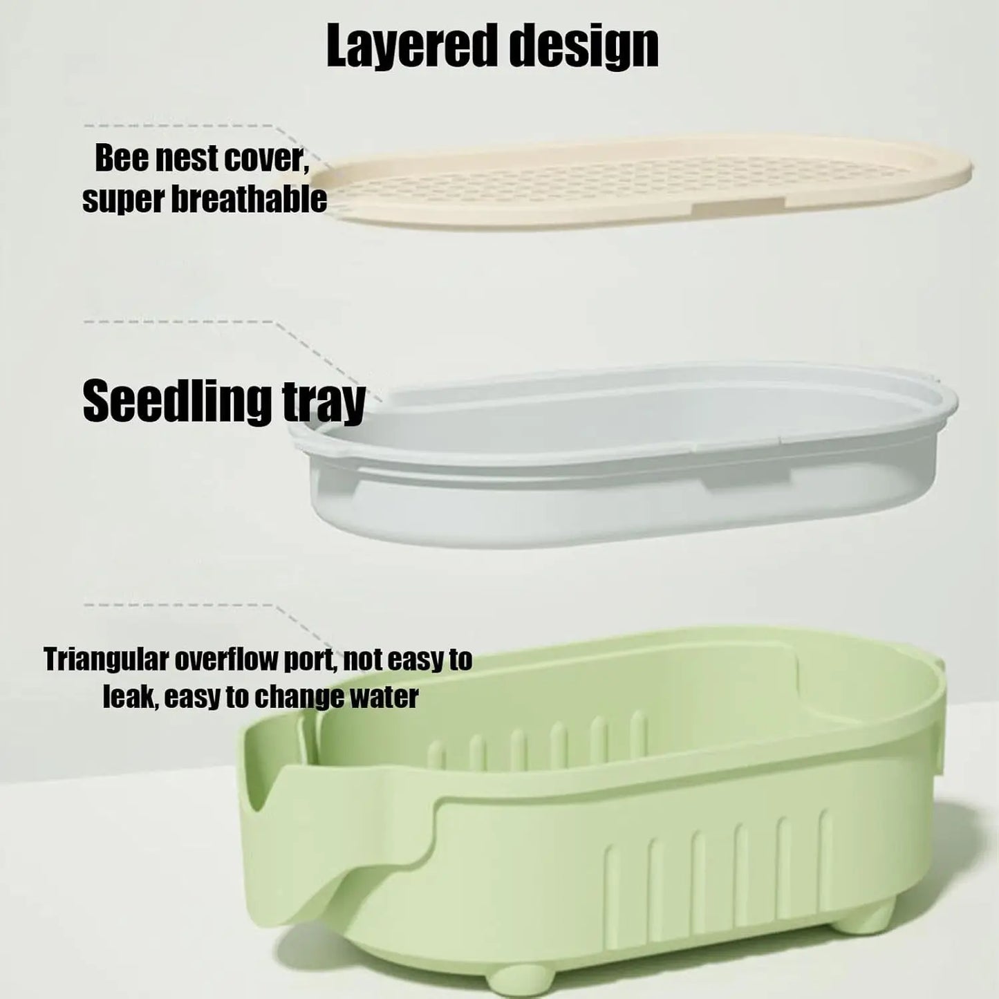 CAIXA HIDROPÔNICA DE GRAMA PARA GATOS