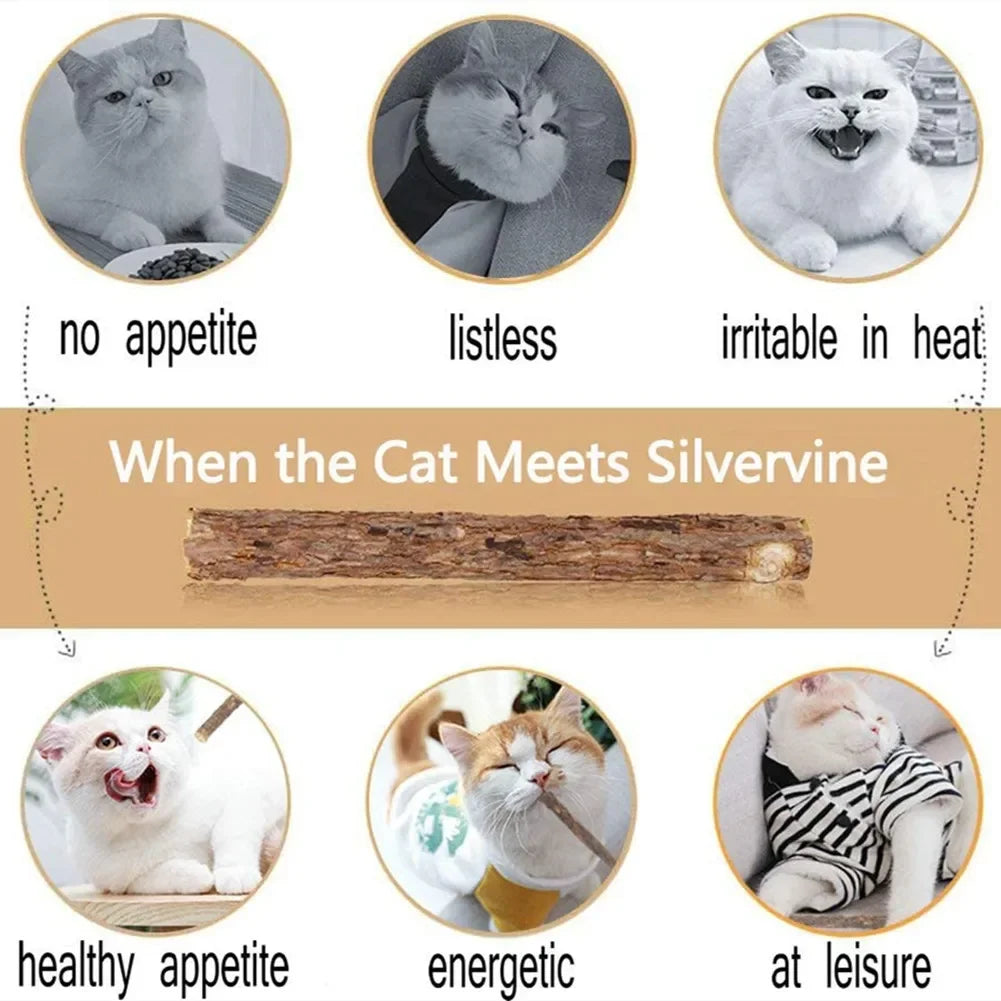 MASTIGADOR NATURAL PARA HIGIENE DENTAL DOS GATOS COM 15UN / MATATABI