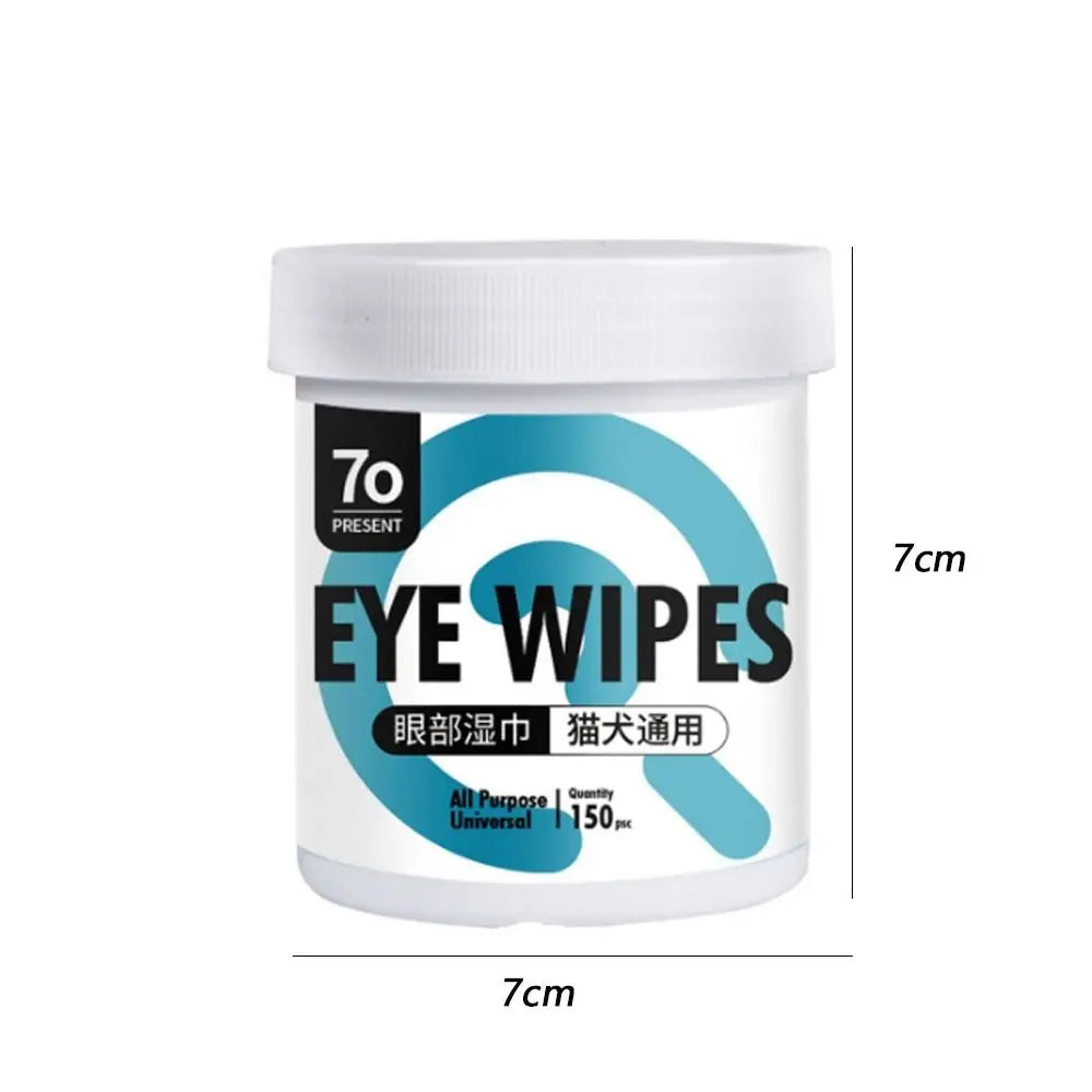 LENÇOS UMIDECIDOS PARA LIMPEZA DOS OLHOS DE CÃES E GATOS