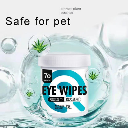 LENÇOS UMIDECIDOS PARA LIMPEZA DOS OLHOS DE CÃES E GATOS