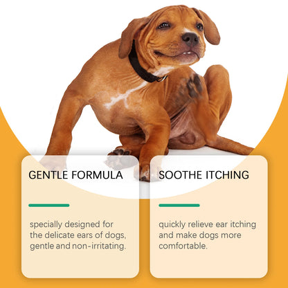 GOTAS PARA LIMPEZA DE ORELHAS DE CÃES