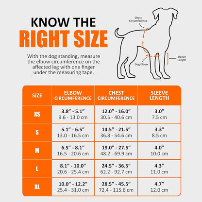 PROTETOR DE COTOVELOS PARA CÃES COM SUPORTE