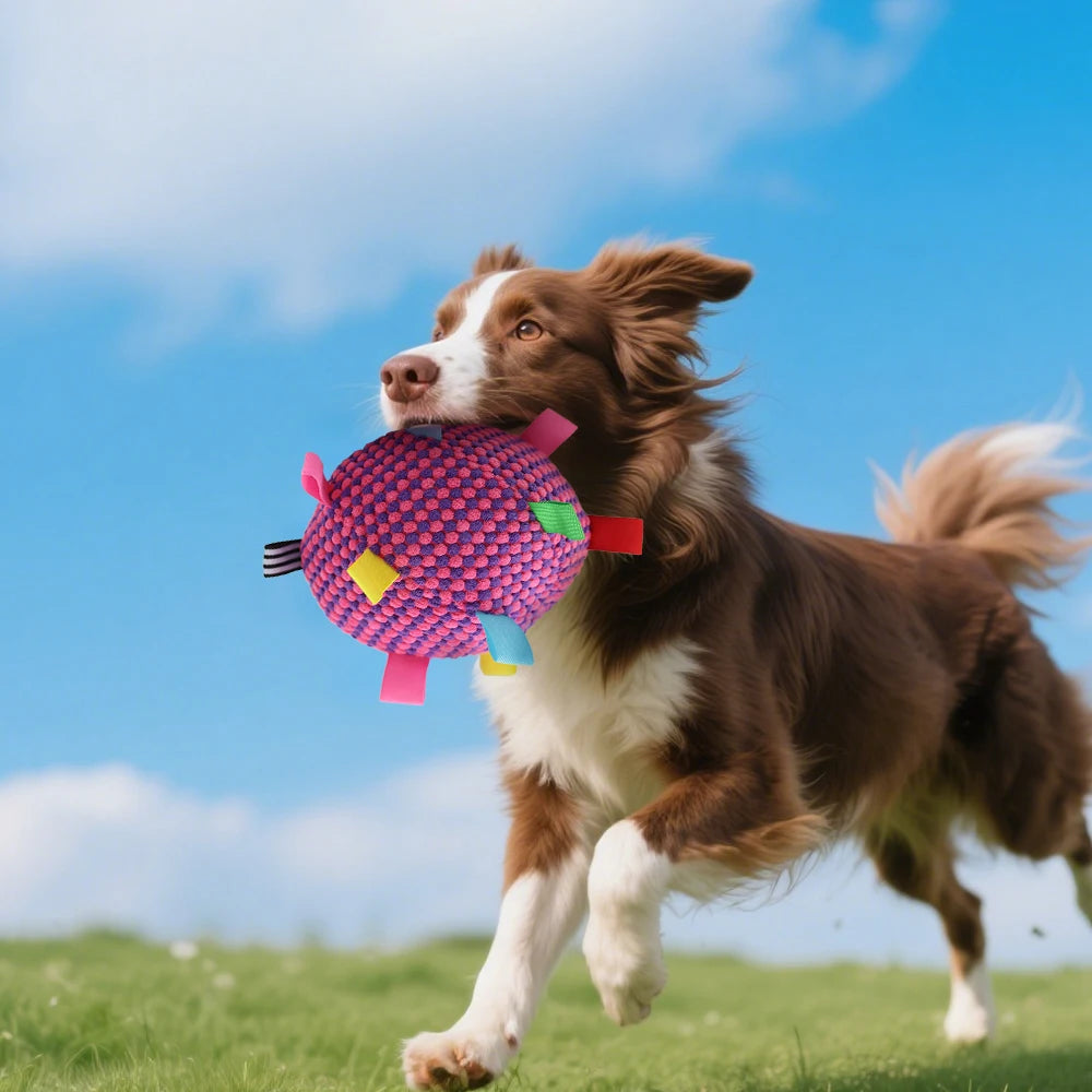 BOLA DE TECIDO PARA CÃES